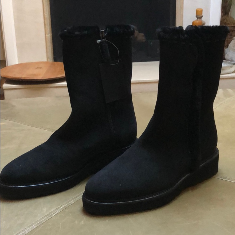 Aquatalia Kalena fur lined boots